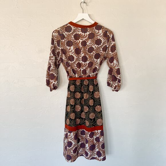 Piper & Scoot Jenni Mixed Pattern Dress Extra Small - Picture 6 of 7